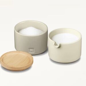 NEW Nespresso Stackable Serving Set Cream & Sugar in Box Barista Collection